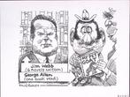 Pentekening Amerika - Allen en Webb (lijst optie), Verzenden