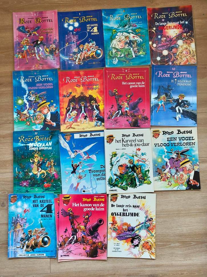 Roze Bottel strips door Dany en Greg | Roze Bottel stripboek, Boeken, Stripboeken, Gelezen, Complete serie of reeks, Verzenden