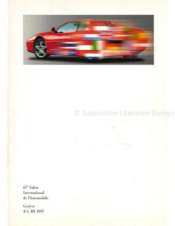 1997 FERRARI GENEVE MOTORSHOW PERSMAP 1156/97 beschikbaar voor biedingen