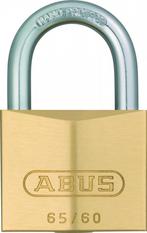 ABUS Hangslot gelijksluitend 65 40Mm Sl407 Messing, Nieuw, Koper of Messing, Slot, Verzenden