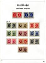 België 1927/1940 - Volledige verzameling kopstaande zegels -, Postzegels en Munten, Gestempeld