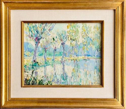 Roger Maximilien Dubois (1894-1918) - L’étang, Antiek en Kunst, Kunst | Schilderijen | Klassiek