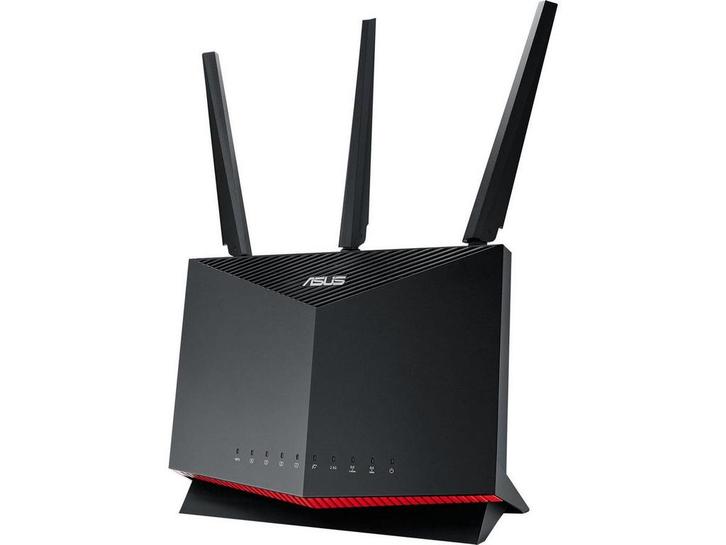 ASUS RT-AX86S - Gaming router - WiFi 6 AX5700 - Zwart, Computers en Software, Routers en Modems, Zo goed als nieuw, Verzenden