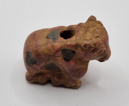 Oud-West-Aziatisch Jasper XL Bull Idol Talismaan met, Antiek en Kunst, Antiek | Overige Antiek