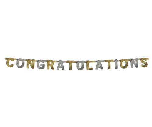 Letterslinger Letter en Cijfer Pakket Goud / Zilver, Hobby en Vrije tijd, Feestartikelen, Nieuw, Verzenden