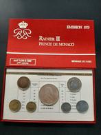 Monaco. Lot de 3 coffrets FDC et BU: 1975, 1976 et 1995