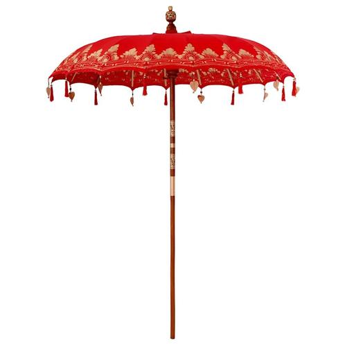 vidaXL Parasol Anders Rood x 250 cm, Tuin en Terras, Parasols, Nieuw, 1 tot 2 meter, Verzenden