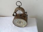 Wekker - Antiek Messing, ijzer, nikkel, cellulose, glas -, Antiek en Kunst