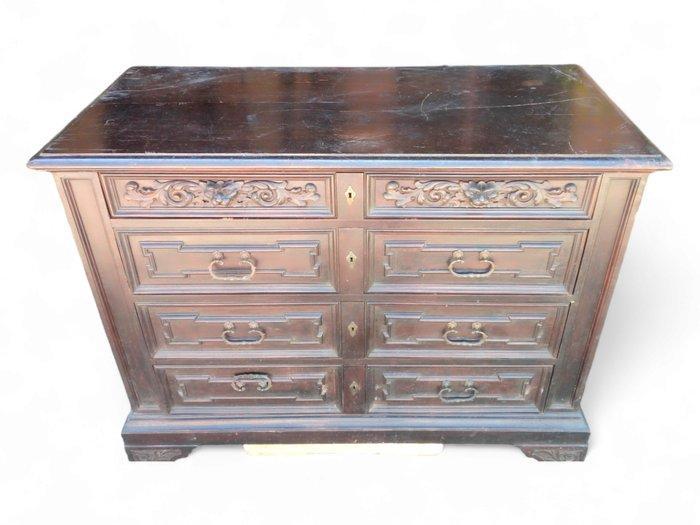 Commode - Walnoothout - Cantarano, Antiek en Kunst, Antiek | Overige Antiek