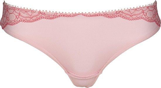 After Eden - XL - D-Cup & Up String two tone lace - Pink, Kleding | Dames, Ondergoed en Lingerie, Verzenden