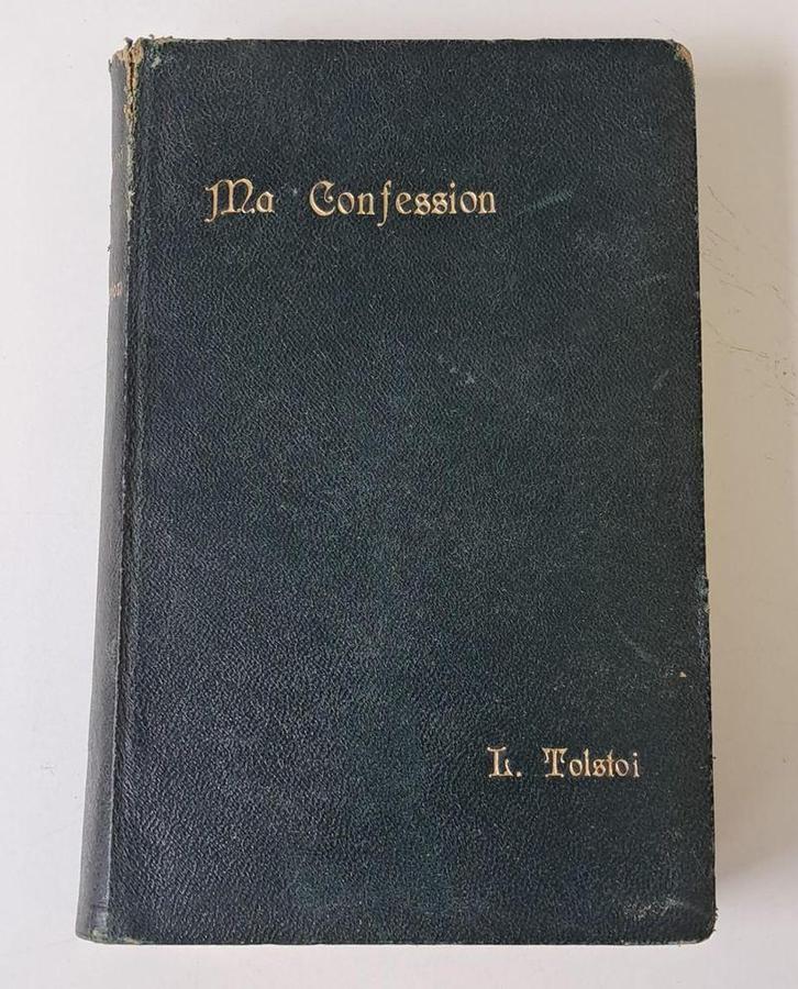 Léon Tolstoï – Ma Confession (1887, Albert Savine, 1e Franse, Boeken, Overige Boeken, Verzenden