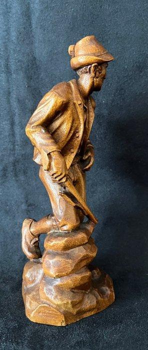 Beeld, Cacciatore - 17 cm - Hout, Antiek en Kunst, Antiek | Keramiek en Aardewerk