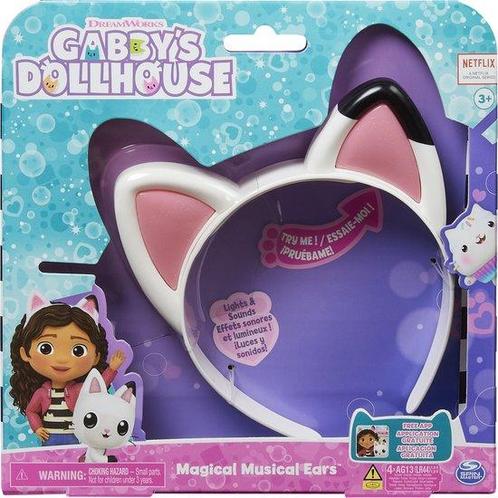 Gabbys Poppenhuis - Kattenoren haarband - Met lichtjes,, Kinderen en Baby's, Speelgoed | Overig, Zo goed als nieuw, Ophalen of Verzenden