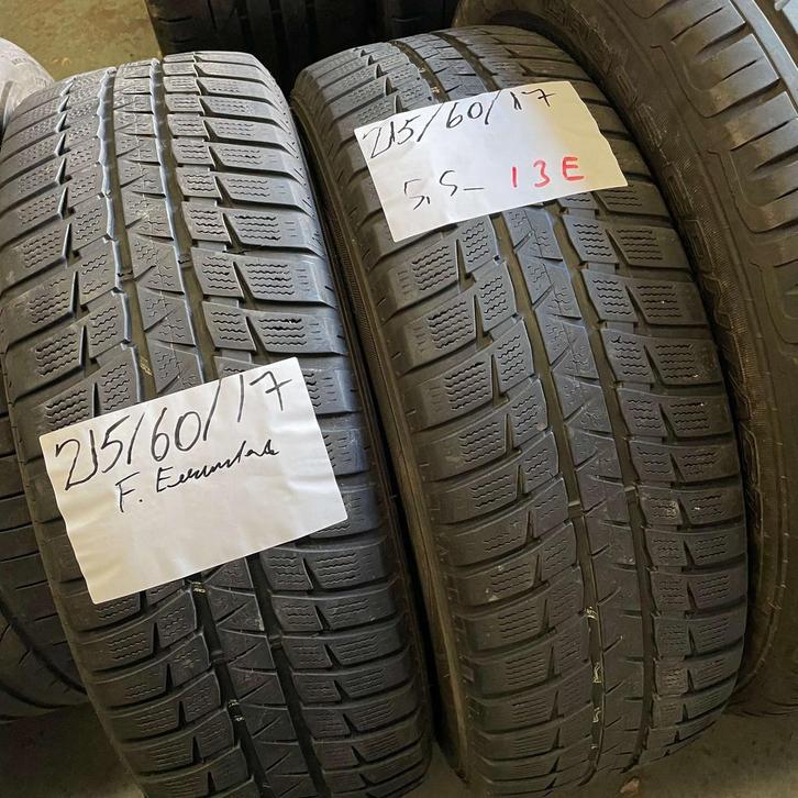 2 x Falken Eurowinter 215-60-17 Winterbanden 5,5mm, Auto-onderdelen, Banden en Velgen, 17 inch, Winterbanden, 215 mm, Personenwagen