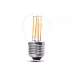 LED filament lamp - E27 - 4 Watt - warm wit - 400 lumen - G4, Nieuw, Ophalen of Verzenden, Led-lamp