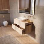 Phillip Toilet Meubel | Massief Eiken, Huis en Inrichting, Badkamer | Badkamermeubels, Verzenden, Nieuw, Wastafelkast