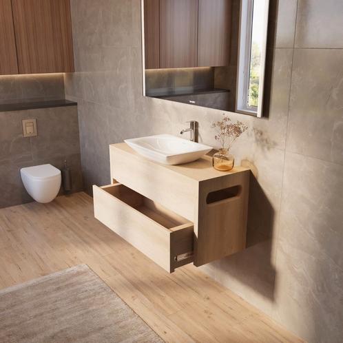 Phillip Toilet Meubel | Massief Eiken, Huis en Inrichting, Badkamer | Badkamermeubels, Wastafelkast, Nieuw, Verzenden