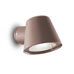 LED Buiten Wandlamp | GU10 fitting | IP43 | Coffee Brown, Nieuw, Ophalen of Verzenden, Aluminium