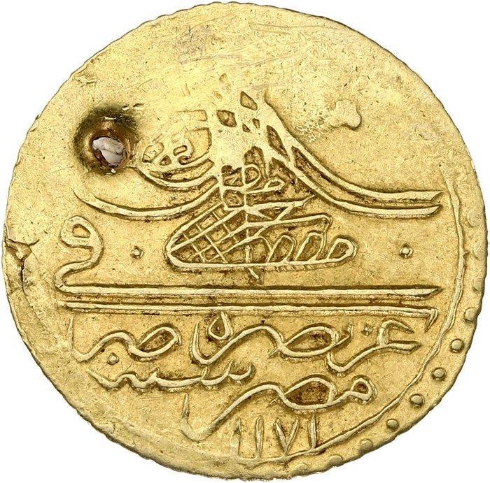 Ottomaanse Rijk. Mustafa III. AH 1171-1187 / AD 1757-1774., Postzegels en Munten, Munten | Europa | Niet-Euromunten