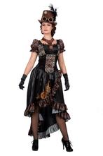 Steampunk Jurk Zwart Dames, Nieuw, Verzenden