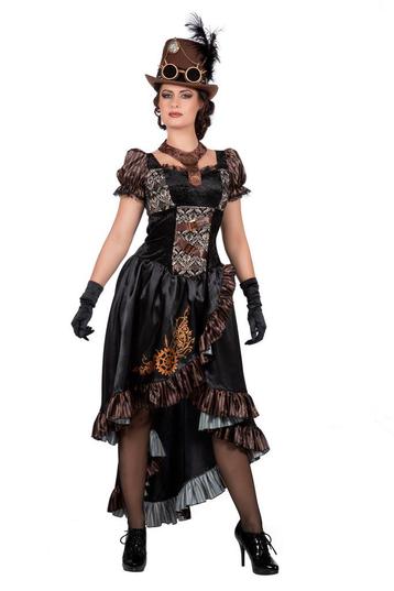 Steampunk Jurk Zwart Dames beschikbaar voor biedingen