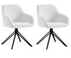 Set van 2 Draaibare Eetkamerstoelen met Armleuningen, Huis en Inrichting, Stoelen, Verzenden, Nieuw