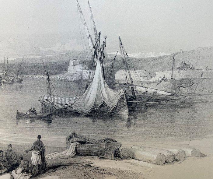 Libanon - Band (Zuur); David Roberts/Louis Haghe - Port of, Boeken, Atlassen en Landkaarten