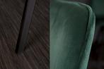 Retro stoel AMSTERDAM STOEL smaragdgroen fluweel design, Huis en Inrichting, Stoelen, Nieuw, Ophalen of Verzenden