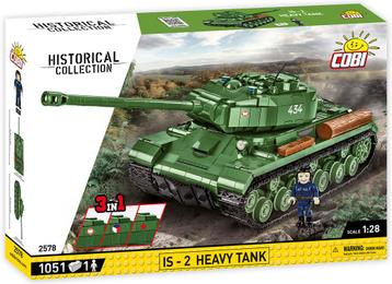 COBI 2578 IS-2 Heavy tank (Bouwsets Wereldoorlog 2) beschikbaar voor biedingen