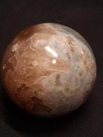 Natural Agate Sphere - 4.7 cm - Sakura agate - Druzy pocket, Verzamelen, Verzenden