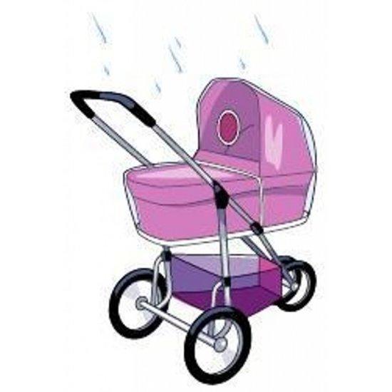 Babsana Regenhoes Voor Kinderwagen - Transparant, Kinderen en Baby's, Kinderwagens en Combinaties, Verzenden