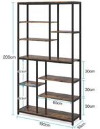 Industriële Boekenkast – 79 inch Displayplank, Huis en Inrichting, Verzenden, Nieuw