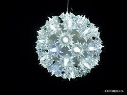 LED Flower Ball KLEUR WIT, Diversen, Kerst, Nieuw, Ophalen of Verzenden