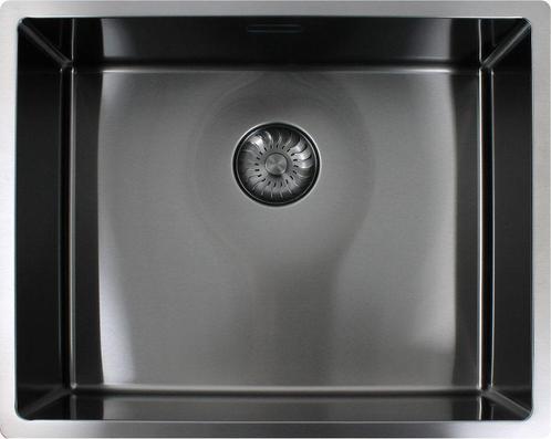 Caressi 50 x 40 CAPP50R10GM Keukenspoelbak Gun Metal 708026, Huis en Inrichting, Keuken | Keukenelementen, Minder dan 25 cm, Overige kleuren