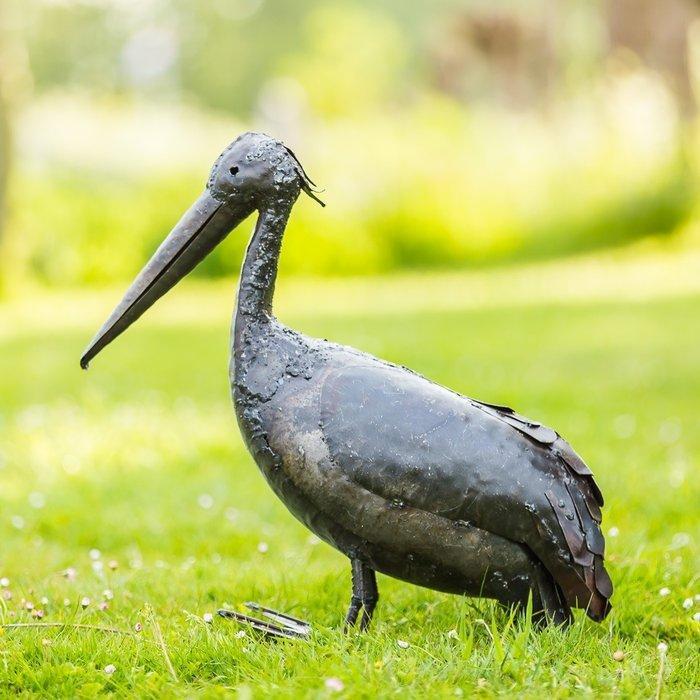 sculptuur, statue; Pelikaan - 550 mm - Metaal, Antiek en Kunst, Kunst | Designobjecten