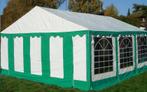 Classic Plus Partytent PVC 5x10x2 mtr in Wit-Groen, Tuin en Terras, Partytenten, Verzenden, Nieuw, 2 meter of meer, Partytent