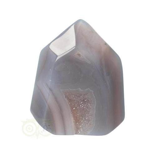 Agaat dunne Geode punt Nr 21 - 75  gram - Brazilie, Sieraden, Tassen en Uiterlijk, Edelstenen, Nieuw, Verzenden