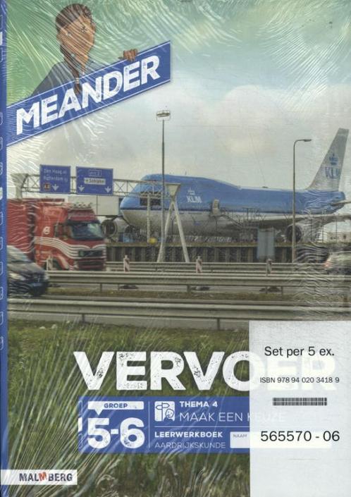 Meander (set 5 ex) Groep 5-6 Thema 4 Leerwerkboek, Boeken, Schoolboeken, Gelezen, Verzenden