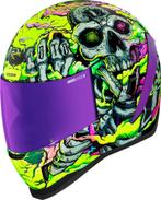 Icon Airform Hippy Dippy Integraalhelm Paars Geel, Integraalhelm, S, Nieuw met kaartje, Overige merken