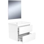 Wiesbaden Vision Meubelset Inclusief Spiegel - 60cm - Wit, Ophalen of Verzenden, Nieuw