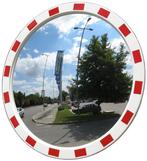 Verkeersspiegel  -  Wit & Rood  -  Polymethylmethacrylaat, Verzenden