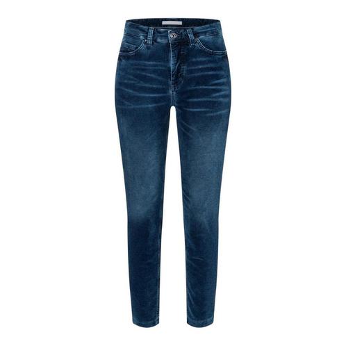 MAC • blauwe fluwelen Skinny broek • 36, Kleding | Dames, Broeken en Pantalons, Blauw, Nieuw, Maat 36 (S), Verzenden