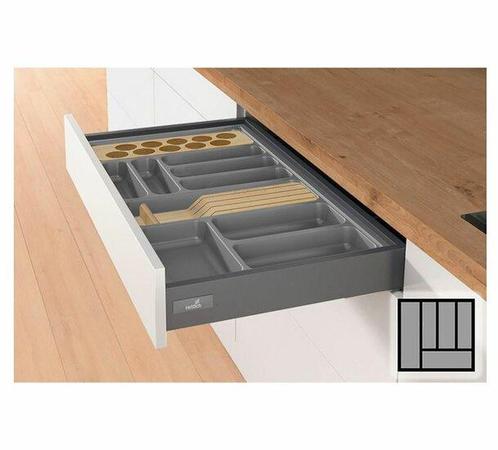 Bestekbak d:370-440mm - b:401-450mm antraciet, Doe-het-zelf en Verbouw, Hang- en Sluitwerk, Nieuw, Ophalen of Verzenden