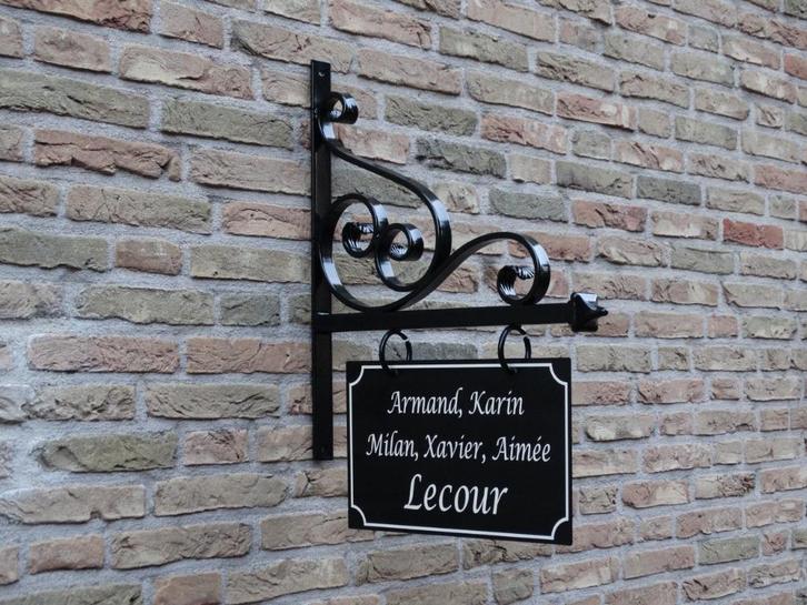 Uithangborden en naamborden, handgeschilderd bij de voordeur, Huis en Inrichting, Overige Huis en Inrichting, Nieuw, Verzenden