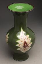 Zeer fijne Ando cloisonne wierookbrander met paulownia bloem