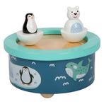 Nieuw Small Foot  -  Houten Muziekdoos Noordpool Opwindbaar, Kinderen en Baby's, Speelgoed | Babyspeelgoed, Ophalen of Verzenden
