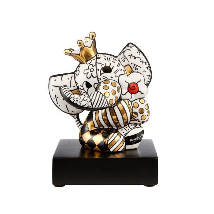 Romero Britto (1963) - sculptuur, Golden Spring Elephant -, Antiek en Kunst, Antiek | Overige Antiek