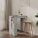 Bartafel 102x50 | Hout Betongrijs | Retourdeal | 35% Korting, Ophalen of Verzenden, Nieuw