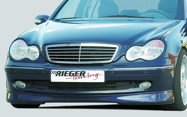 Rieger frontspoiler voor Avantgarde | C-Klasse (W203): 05.00, Auto-onderdelen, Carrosserie en Plaatwerk, Nieuw, Mercedes-Benz
