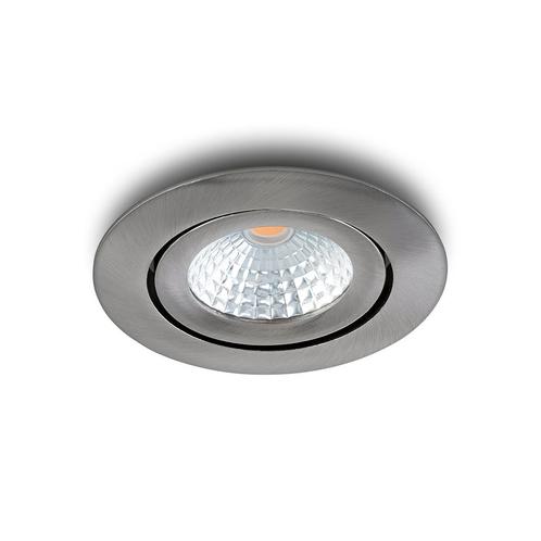 LED-inbouwspot Lumino RVS 7W dimbaar, Huis en Inrichting, Lampen | Spots